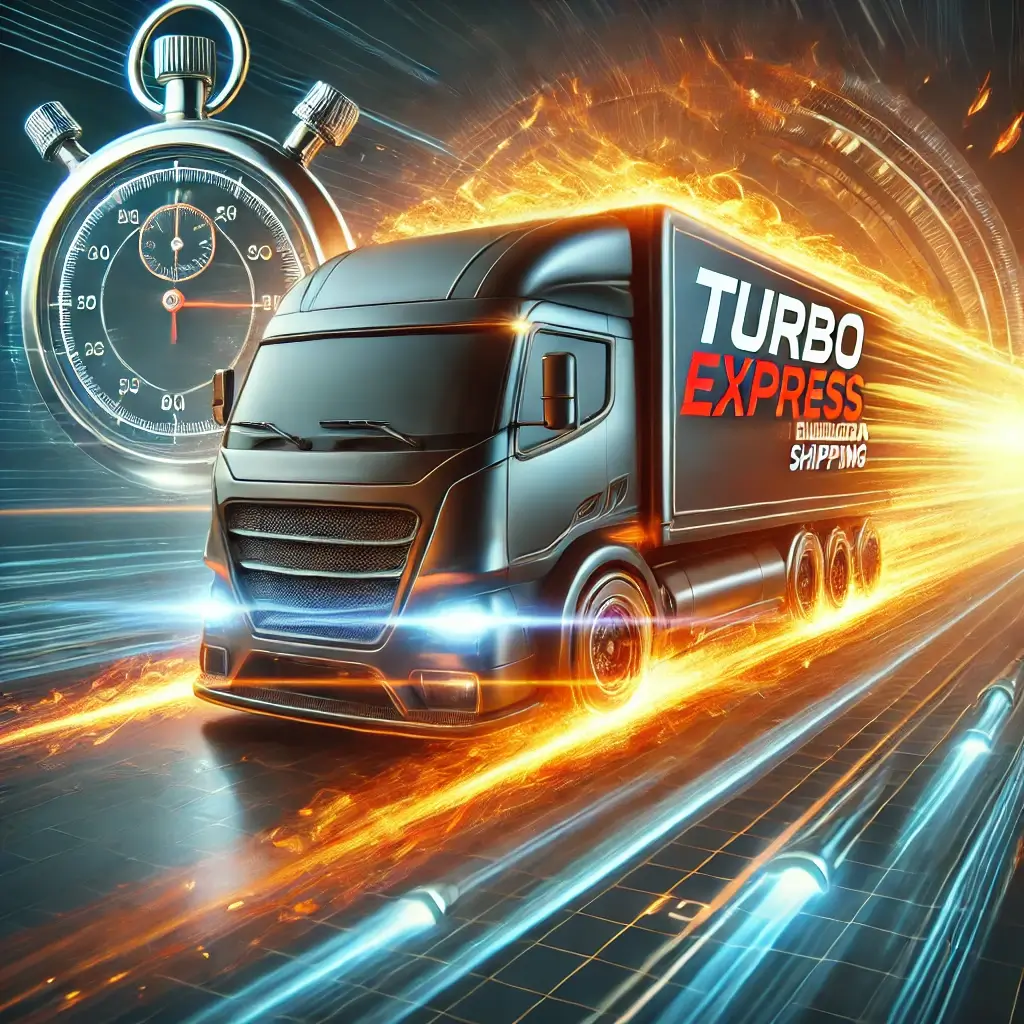 Schneller Lastwagen mit Stoppuhr, Turbo Express Lieferung