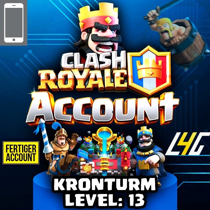 Clash Royale Account Kronenturm Level 13 kaufen