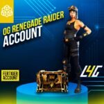 OG Renegade Raider Fortnite-Konto mit Tasche