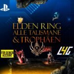 Elden Ring Talismane und Trophäen für PlayStation